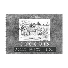 두성 아트프린스 크로키 스프링 스케치북 110g C02, A3, 65매, 1개 문구/오피스/미술/화방용품 반품 최저가 12,310원
