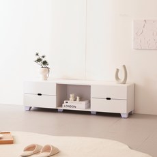 제이디퍼니처 레미 발통형 거실장 1200, 화이트 홈인테리어/가구 반품 최저가 47,040원