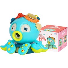 꿈비 터미타임 댄싱문어 장난감, 혼합색상, 1개 완구_취미/신생아/영아완구 반품 최저가 22,800원