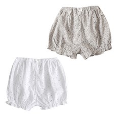 여아용 호박 펀칭 블루머 2종 세트 출산/유아동/유아동패션 반품 최저가 9,720원