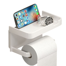 밝은리빙 무타공 거치대형 휴지걸이, 화이트, 1개 홈인테리어/욕실용품 반품 최저가 4,280원