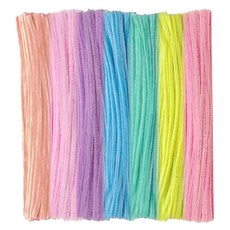 만들하비 칼라 색상 재단 가는 모루 털 철사 끈, 01 마카롱믹스(랜덤발송), 200개 문구/오피스/미술/화방용품 반품 최저가 12,830원