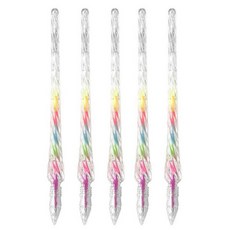 조선문방구 크리스탈 레인보우 중성펜 0.5mm, 5개, 혼합색상 문구/오피스/필기류 반품 최저가 3,050원