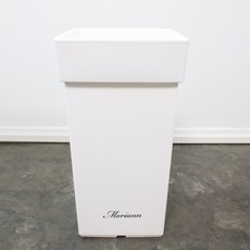 모리앤 유니크 사각 플라스틱 대형 화분, 화이트, 1개 홈인테리어/원예/가드닝 반품 최저가 16,460원