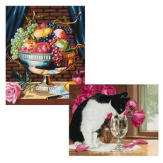 헬로페인팅 DIY그림그리기 캔버스도면 물마시는고양이 2p 세트, 물마시는고양이, 만찬, 1개 문구/오피스/미술/화방용품 반품 최저가 8,000원