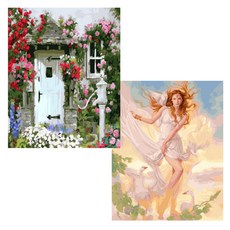 헬로페인팅 DIY 그림그리기 캔버스 도면 흩날리는드레스 2p 세트, 흩날리는드레스, 꽃핀우리집, 1개 문구/오피스/미술/화방용품 반품 최저가 4,110원