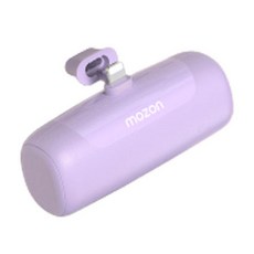 모즈온 일체형 미니 도킹형 보조배터리 5000mAh, 8핀, 퍼플 가전디지털/1인방송 전문관 반품 최저가 4,920원