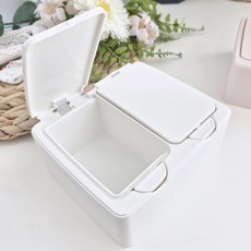 다용도 원터치 소품 정리함 깊은형, 화이트, 1개 홈인테리어/수납/정리 반품 최저가 3,920원