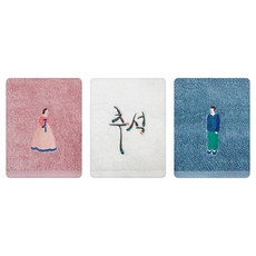 송월타올 선남선녀 세면타올 180g 40수 코마사, 랜덤발송, 3개 홈인테리어/수건/타월 반품 최저가 18,800원