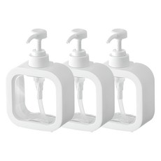 아리코 펌프 디스펜서 리필용기 300ml, 화이트, 3개 홈인테리어/욕실용품 반품 최저가 5,670원