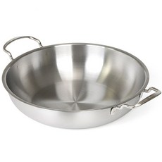 키친아트 인덕션 스텐 전골냄비 낮은형, 18cm, 1개 주방용품/냄비/프라이팬 반품 최저가 9,470원