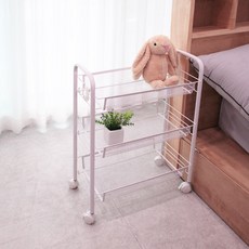 마켓플랜 라이트 메쉬 철제 트롤리 45x27x63cm 3단, 화이트 홈인테리어/싱글하우스 반품 최저가 12,060원 로켓배송