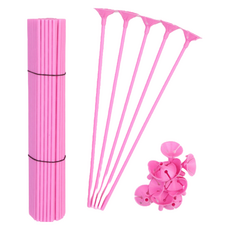 스타리움 풍선 컵스틱 32cm, 핑크, 100개 문구/오피스/파티/이벤트 반품 최저가 8,850원