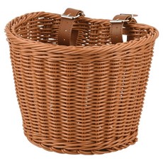 트레벨로 핸드메이드 PP 라탄 미니벨로 킥보드 전기 자전거 바구니, 빈티지 브라운, 1개 스포츠/레저/자전거 반품 최저가 9,070원