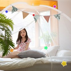 다샵 1초완성 원터치 텐트형 모기장, 화이트 홈인테리어/커튼/블라인드 반품 최저가 8,340원