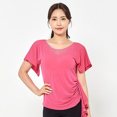 댄스도매 날개 보석 티셔츠 LDT28300 스포츠/레저/여성스포츠의류 반품 최저가 49,000원