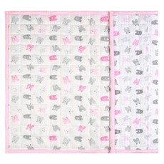 화모 모달 앤 리플 신생아 누빔 패드, 핑크곰, 1개 생활용품/기저귀매트 반품 최저가 14,320원