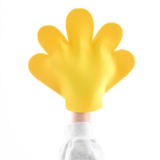 파티쇼 응원 펠트 손바닥장갑, 옐로우, 1개 완구/취미/파티/마술도구 반품 최저가 3,130원