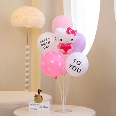 피앤비유니티 스탠드 생일장식 세트, 05 헬로키티 생일축하스탠드 핑크, 1세트 출산/유아동/출산준비물/선물 반품 최저가 4,480원