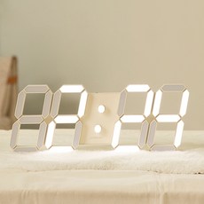 루미너스시계 와이파이 자동시간설정 이탤릭 LED 벽시계, 크림화이트 홈인테리어/홈데코/디퓨저 반품 최저가 43,550원