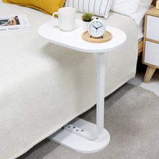 코멧 홈 모던한 거실 쇼파 사이드 테이블, 화이트 undefined/undefined 반품 최저가 10,060원