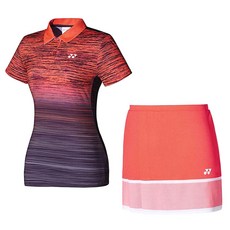 요넥스 여성용 티셔츠 71TS008FGY + 스커트 71PS003FCO 스포츠 상하의 세트 스포츠/레저/여성스포츠의류 반품 최저가 53,320원