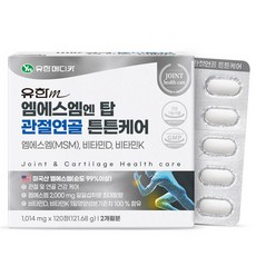 유한메디카 엠에스엠 엔 탑 관절연골 튼튼케어 121.68g, 120정, 1개 헬스/건강식품/건강식품 반품 최저가 17,540원