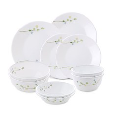 코렐 그린딜라이트 2인 10P 원형 식기세트, 1세트, 6종, 혼합색상 주방용품/그릇/홈세트 반품 최저가 90,430원