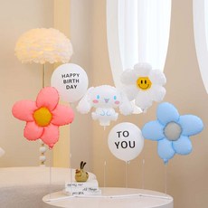 피앤비유니티 03 시나모롤 생일축하 프리핏 스탠드 세트, 핑크블루, 1세트 문구/오피스/파티/이벤트 반품 최저가 3,280원