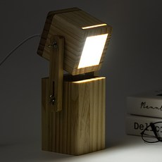 쿠스토리 LED 무드등 원목 사각기둥 수면등, 주광색 출산/유아동/수유용품 반품 최저가 19,860원