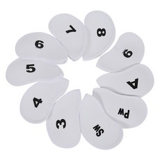 루루블라썸 넘버링 골프 아이언 헤드 커버 10종 세트, 화이트, 1세트 스포츠_레저/골프 반품 최저가 11,410원