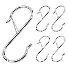 리빙홈디테일 떨어지지 않는 다용도 S자 고리 LHD-035, 실버, 5개 생활용품/옷걸이 반품 최저가 3,270원