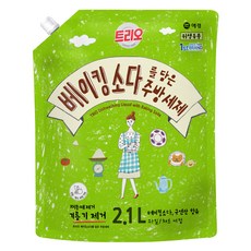 트리오 베이킹소다를 담은 주방세제, 2.1L, 1개 생활용품/청소/주방세제 반품 최저가 5,000원