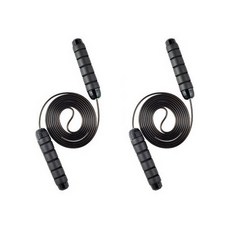 째째마켓 와이어 스피드 운동 줄넘기 ERC, 블랙(ERC-7), 2개 헬스/건강식품/헬스/요가용품 반품 최저가 6,250원