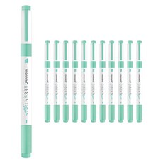 모나미 에센티 트윈 형광펜, 아쿠아 그린, 12개 문구/오피스/학용품/수업준비 반품 최저가 5,790원