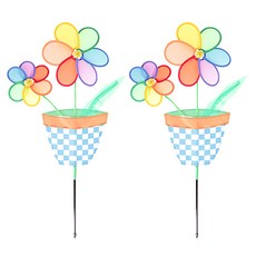 파티공구 화분 바람개비 블루, 2개 문구/오피스/학용품/수업준비 반품 최저가 6,860원