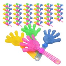 마켓감성 응원소품 손박수 스티커미포함 짝짝이 투명, 혼합색상, 30개 스포츠/레저/구기스포츠 반품 최저가 9,470원