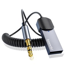 투키 차량용 AUX 블루투스 어댑터 리시버 5.1 핸즈프리 수신기, BT-01, 블랙 + 그레이 가전디지털/차량용 디지털 반품 최저가 10,030원