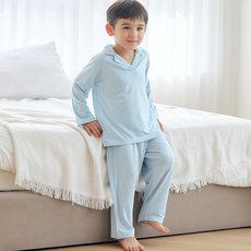 메이키즈 남아 유아동 주니어 클레이 블루 모달 파자마 상하의 세트 출산/유아동/유아동패션 반품 최저가 15,440원
