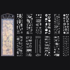 올리브파티 문라이트드림 홀로그램 감성 빈티지 다꾸 스티커 12종 세트, E형, 1세트 문구/오피스/데코/포장용품 반품 최저가 5,780원