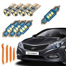 카템 차량용 루나 LED 실내등 + 리무버 풀세트, 1세트, 현대 더뉴 그랜져 HG 2014년 6월~2016년 10월 자동차용품/차량관리/소모품 반품 최저가 16,540원