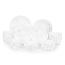 코렐 모닝브리즈 원형 6인 식기세트 24p, 혼합색상, 1세트 주방용품/그릇/홈세트 반품 최저가 149,640원