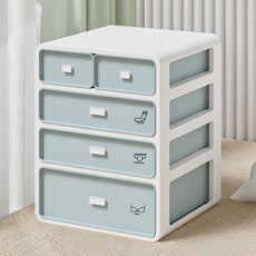 리빙공감 스마팅 속옷 양말 수납 리빙 칸막이 정리함 4단, 블루, 1개 undefined/undefined 반품 최저가 21,960원