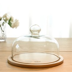 디유 우드 글라스 케이크돔 중, 혼합색상, 1개 주방용품/주방조리도구 반품 최저가 12,130원