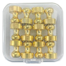 동아피엠에스 초강력 체스형 장구 자석 12mm 12p, 골드, 1개 문구/오피스/학용품/수업준비 반품 최저가 3,880원