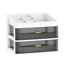 코히모 사무용 데스크 서류 정리함 서랍형 문구 수납 케이스 4W213, 2단 문구/오피스/사무용품 전문관 반품 최저가 5,930원