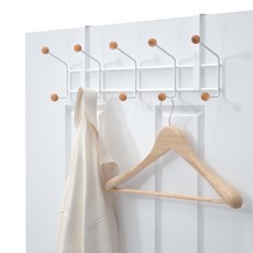 코멧 홈 우드볼 도어행거, 혼합색상, 10구, 1개 생활용품/옷걸이 반품 최저가 5,530원