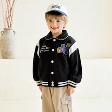 마리앤모리 남아용 모리베어 배색 야구점퍼 출산/유아동/유아동패션 반품 최저가 26,570원