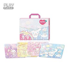 산리오 캐릭터즈 가방 퍼즐 시나모롤 쿠로미 마이멜로디 폼폼푸린 4종 세트, 1개 완구/취미/퍼즐/큐브/피젯토이 반품 최저가 4,360원