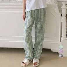 아피나르 여성용 파자마 체크 밴딩 팬츠 패션의류/잡화/속옷/잠옷 반품 최저가 8,900원